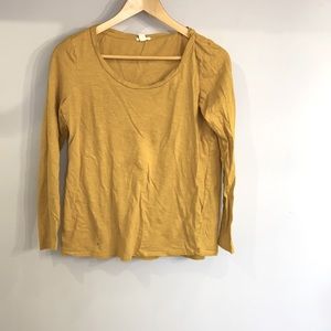 Esprit long sleeve. Mustard yellow colour